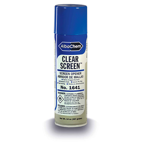 1641 Albachem Clear Screen 14 Oz.