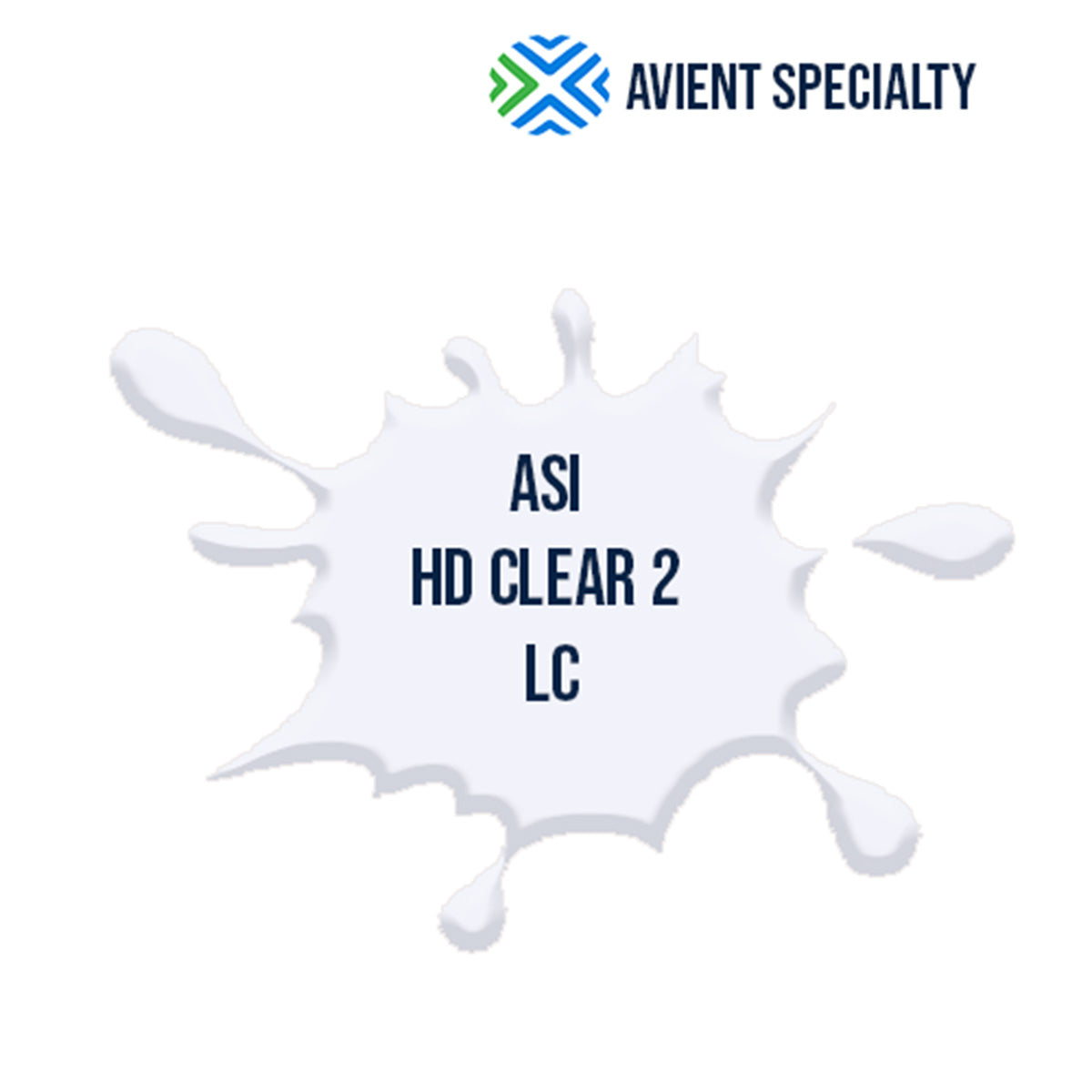 Avient Specialty Inks ASI HD Clear 2 LC high-gloss clear screen printing ink