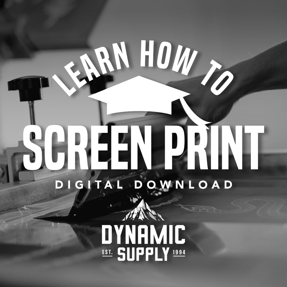 Learn How to Screen Print FREE Digital Download