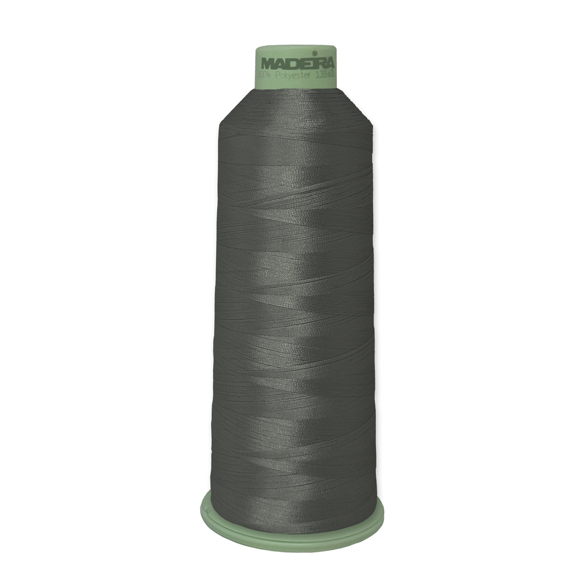 Madeira Polyneon 918-1664 Graphite #40 embroidery thread, 5,500-yard cone