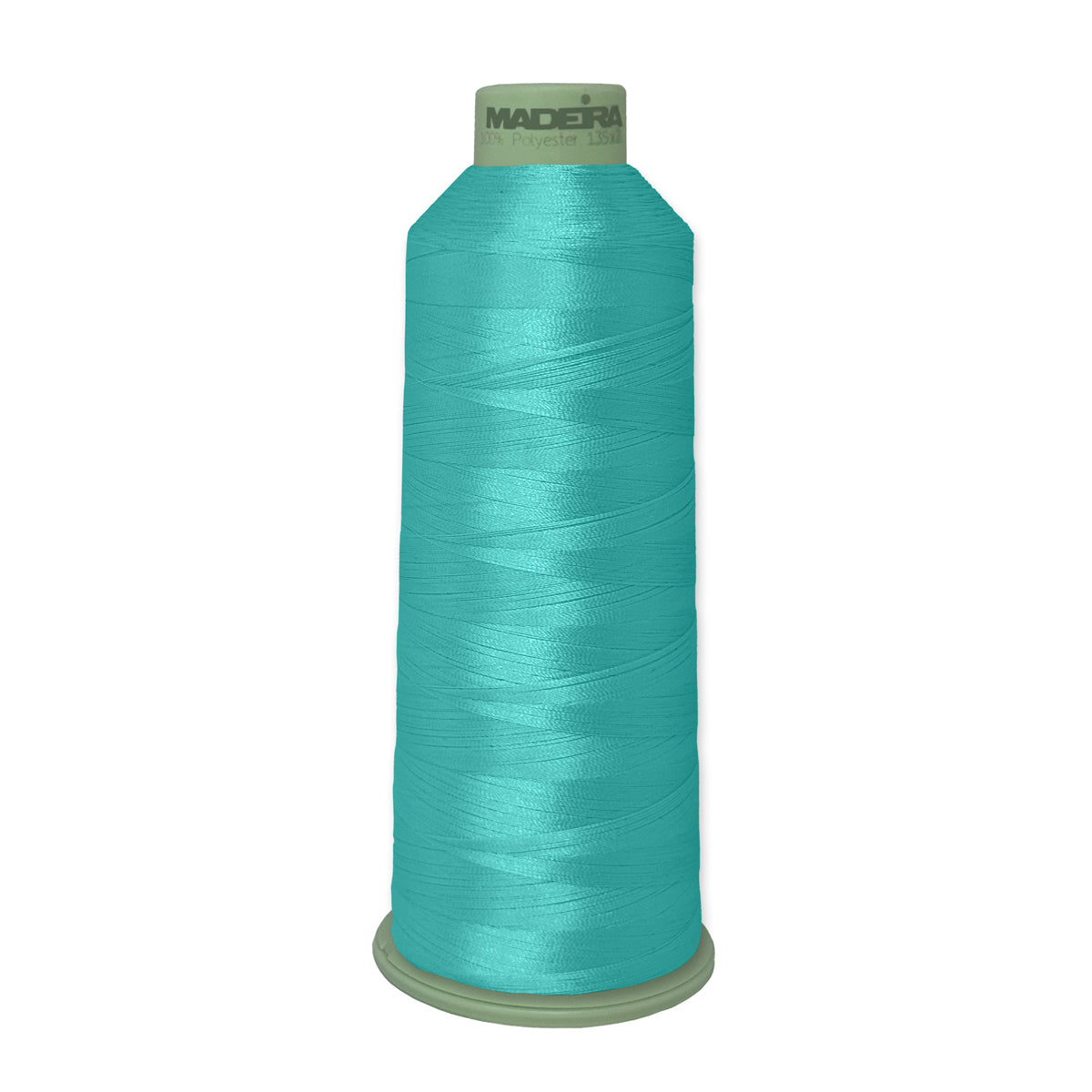 Madeira Polyneon 40 weight Teal Green 1746 polyester embroidery thread 5500 yard cone