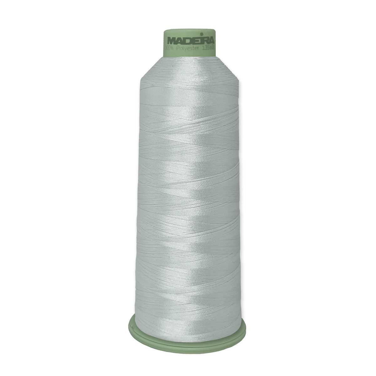 Madeira Polyneon 918-1810 Gray Haze #40 polyester embroidery thread, 5,500-yard cone