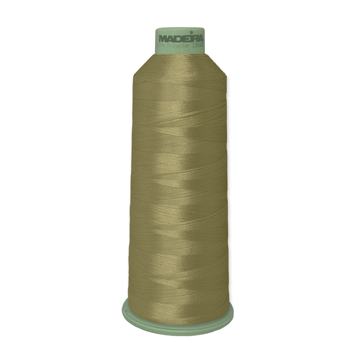 Madeira Polyneon 918-1956 Olive Green #40 embroidery thread, 5,500-yard cone