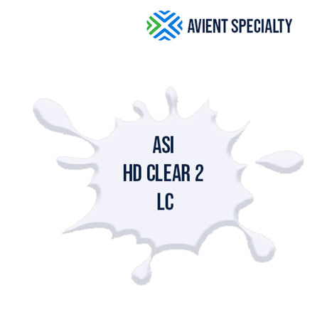 Avient Specialty Inks ASI HD Clear 2 LC high-gloss clear screen printing ink