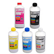 DTF – Direct to Film Ink 1-Liter Bottle, cyan, magenta, yellow, and white