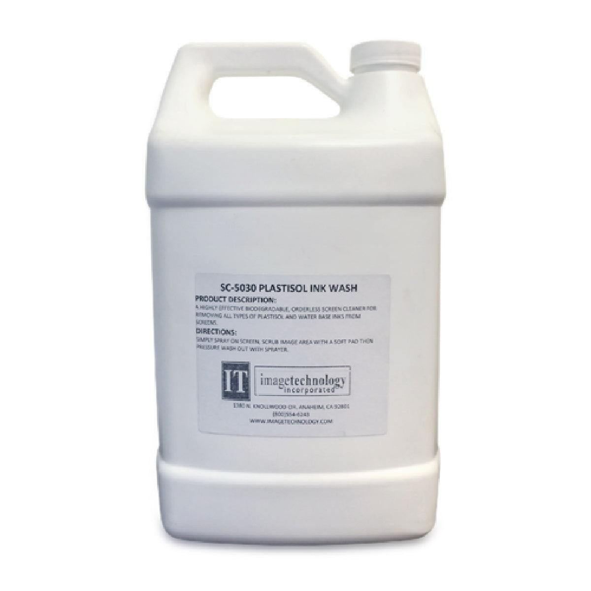 Image Technology SC-5030 Press Wash, 1-gallon container