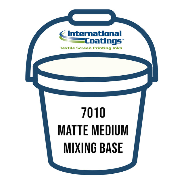 International Coatings Matte Medium Mixing Base 7010 for Plastisol Ink