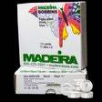 Madeira Sided Bobbin White L 124 Yard Polyester Filament Embroidery Bobbin Thread 144 Count Box