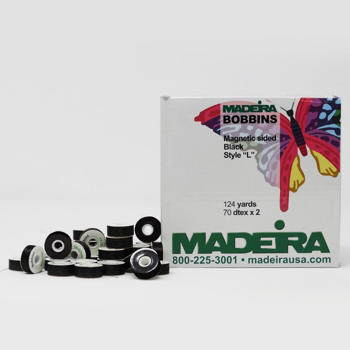 Madeira 308-509-B MADEIRA MAGNETIC BOBBIN L BLACK
