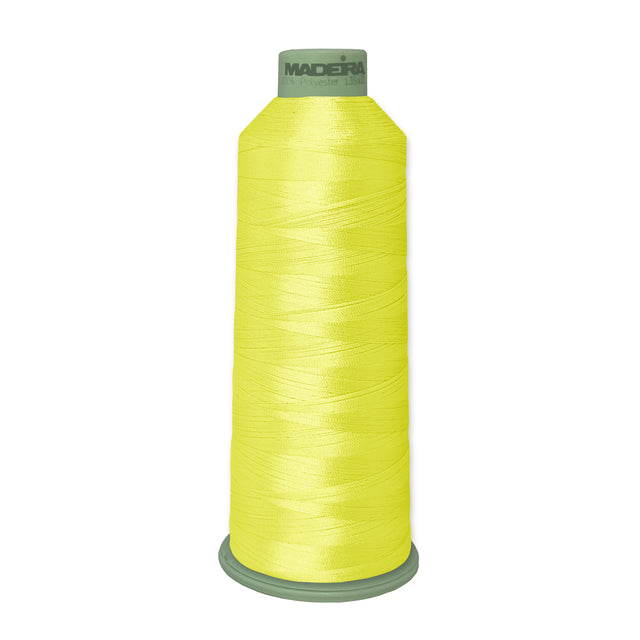 Madeira Polyneon 918-1541 Chartreuse #40 embroidery thread, 5,500-yard cone
