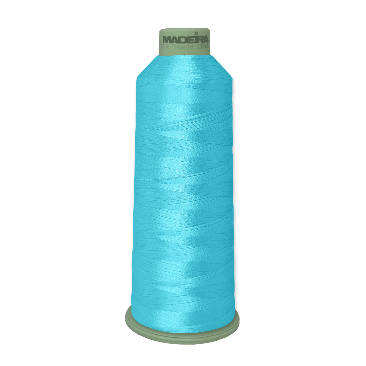 Madeira Polyneon 918-1594 Cool Aqua #40 embroidery thread, 5,500-yard cone
