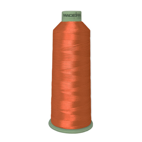 Madeira Polyneon 918-1621 Rust #40 polyester embroidery thread, 5,500-yard cone