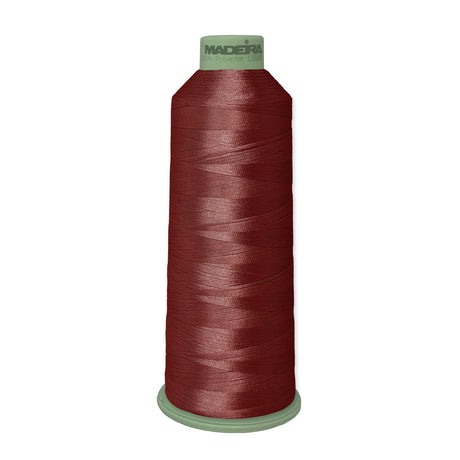 Madeira Polyneon 918-1638 Barn Red #40 embroidery thread, 5,500-yard cone
