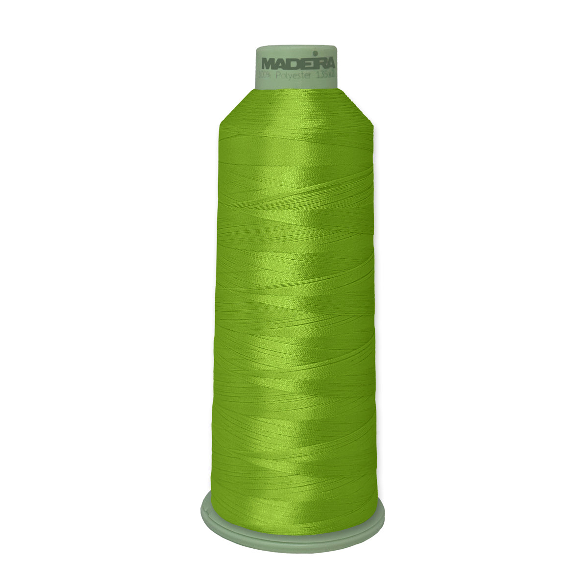 Madeira Polyneon 918-1649 Granny Smith #40 polyester embroidery thread, 5,500-yard cone