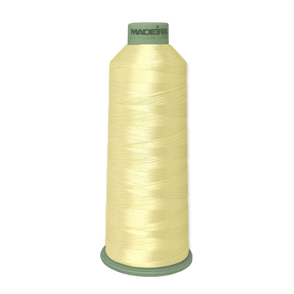 Madeira Polyneon 918-1666 Cornsilk #40 embroidery thread, 5,500-yard cone
