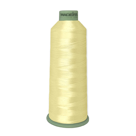 Madeira Polyneon 918-1666 Cornsilk #40 embroidery thread, 5,500-yard cone
