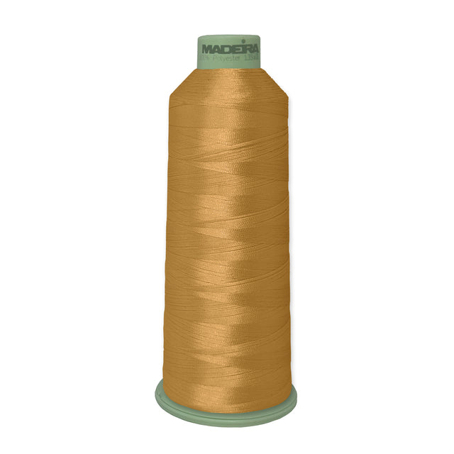 Madeira Polyneon 918-1791 Brass #40 polyester embroidery thread, 5,500-yard cone