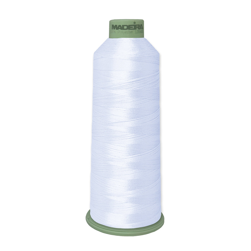 Madeira Embroidery Thread 918-1805 MADEIRA FLUORESCENT WHITE #40 WEIGHT