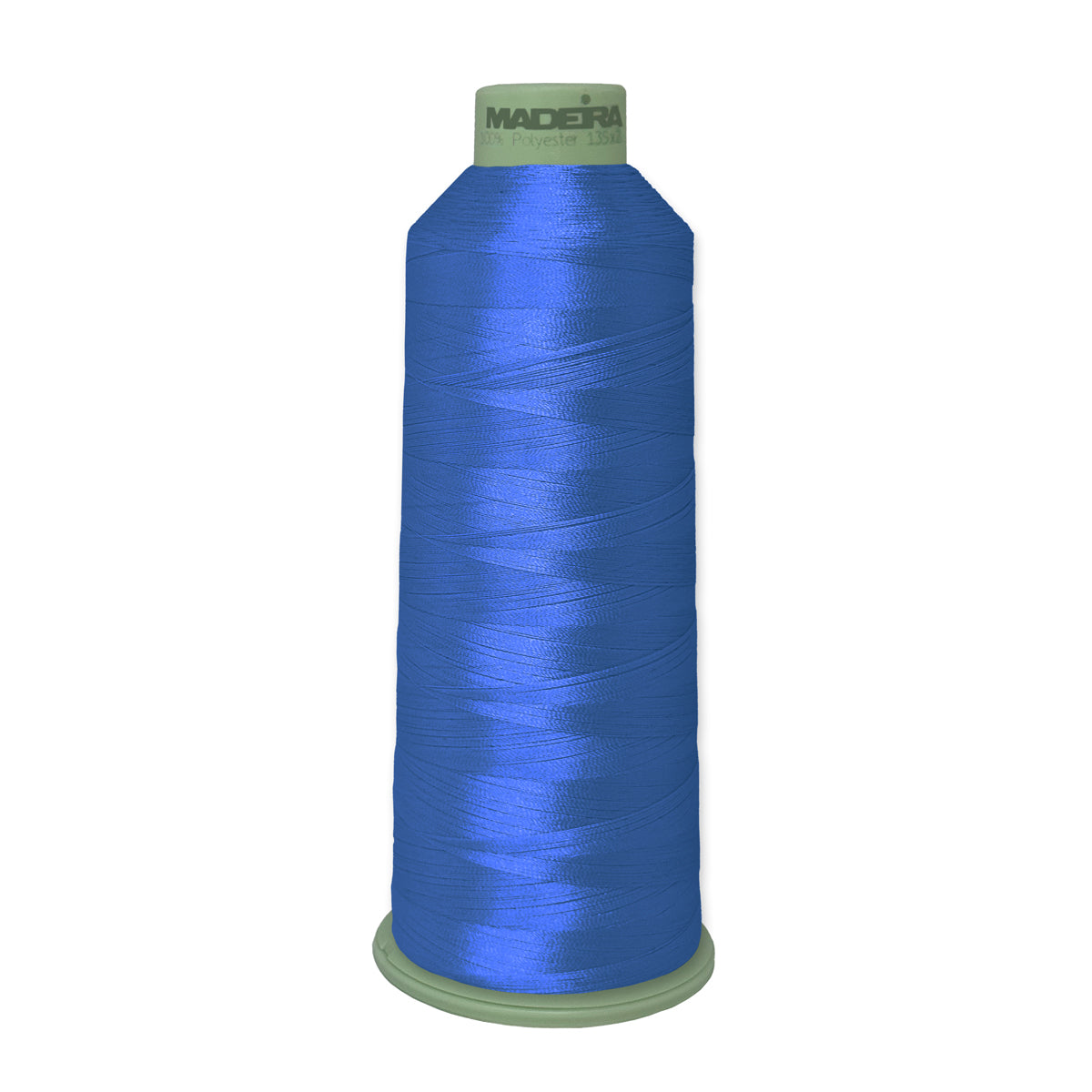 Madeira Polyneon 918-1829 Blue Bird #40 polyester embroidery thread, 5,500-yard cone