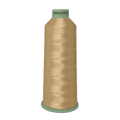 Madeira Polyneon 918-1855 Coffee With Cream #40 polyester embroidery thread, 5,500-yard cone
