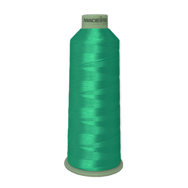 Madeira Polyneon 918-1868 Bottle Green #40 embroidery thread, 5,500-yard cone
