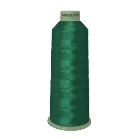 Madeira Polyneon 918-1979 Dark Amazon #40 polyester embroidery thread, 5,500-yard cone
