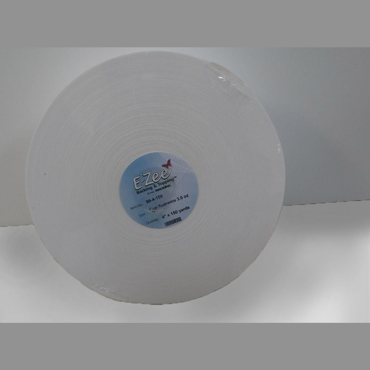 Madeira E-ZEE Cap Supreme 3.0 oz white tear-away embroidery stabilizer, 4-inch x 150-yard roll

