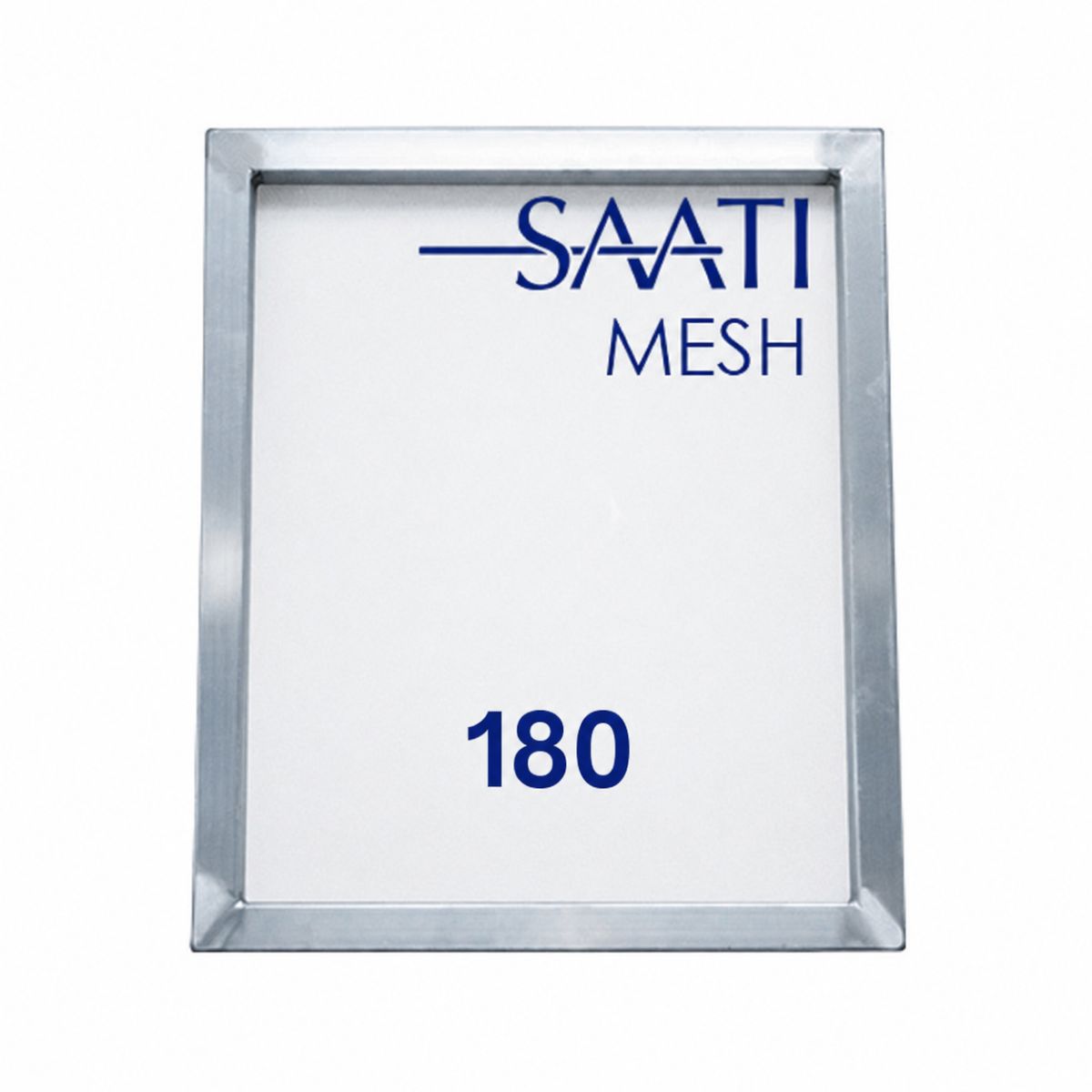 23 x 31 inch aluminum screen printing frame with SAATI 180 mesh