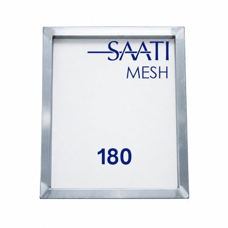 23 x 31 inch aluminum screen printing frame with SAATI 180 mesh