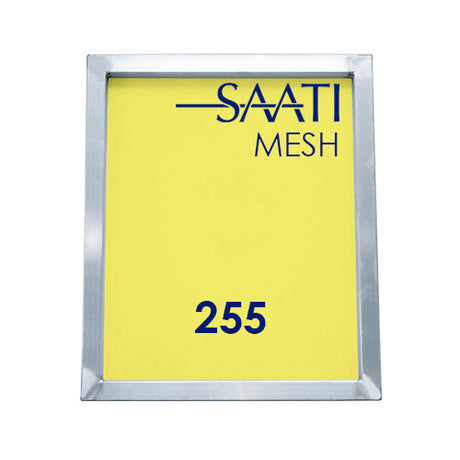 ALM Frame with Saati 255 Yellow Mesh, 23 x 31 inches