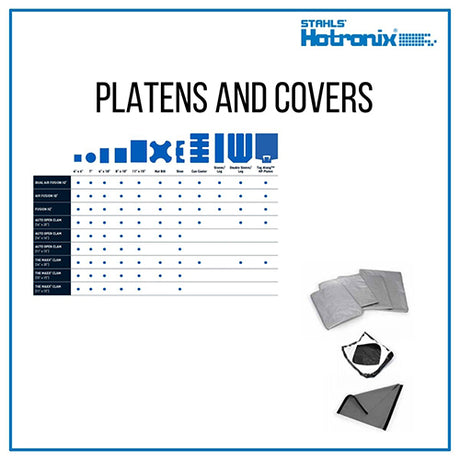 Stahls' Hotronix Platen and Cover Options