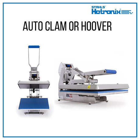Stahls' Hotronix Auto Clam and Hoover Press