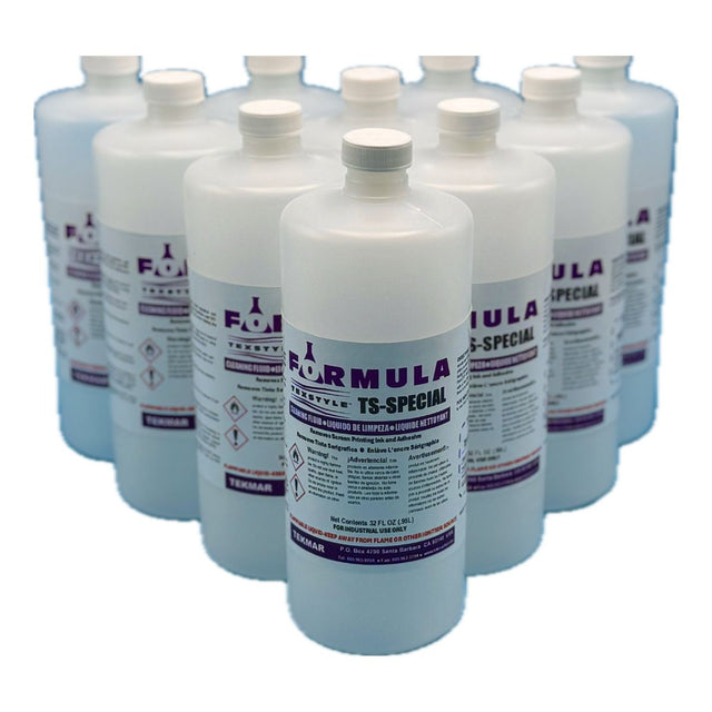 TS-Special Spot Cleaner 1 quart flammable plastisol ink stain remover for screen printing